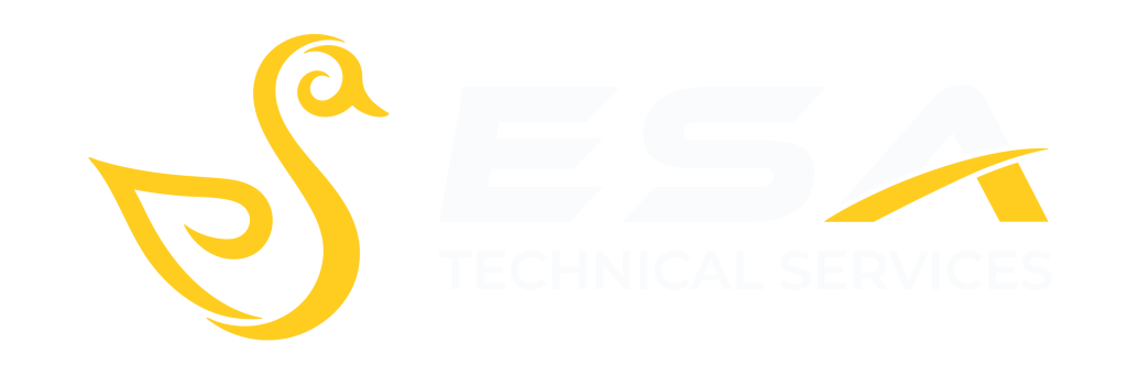 ESA Logo - White